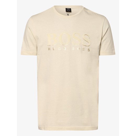 BOSS Athleisure - T-shirt męski – Tee 3, beżowy XXL vangraaf