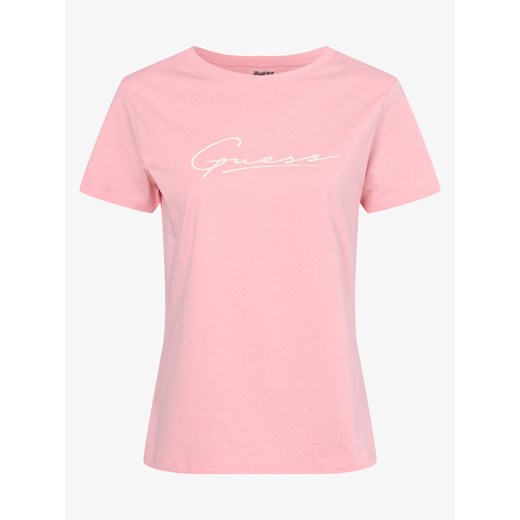 GUESS - T-shirt damski, różowy Guess L vangraaf