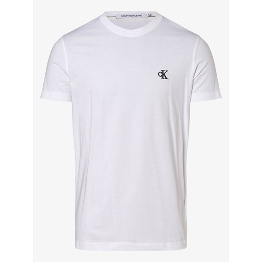 Calvin Klein Jeans - T-shirt męski, biały XXL vangraaf