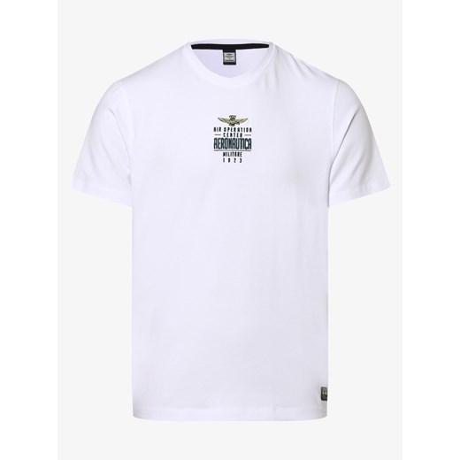 Aeronautica - T-shirt męski, biały M vangraaf