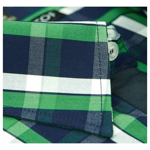 KRZYSZTOF koszula w kratę L 41-42 170/176 100% bawełna krzysztof zielony elegancki