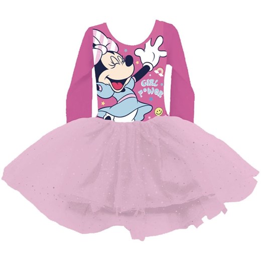 Disney Dziewczęca sukienka Minnie WD14200 104/110 różowa Disney 104/110 Mall