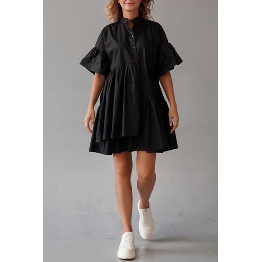 Sukienka MONTESORA BLACK L okazyjna cena Ivet Shop