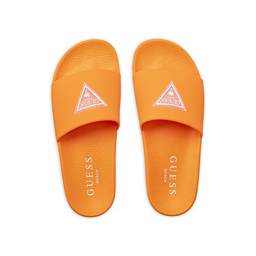 Klapki damskie pomarańczowe Guess Beach Slippers Guess 39 Sneaker Peeker
