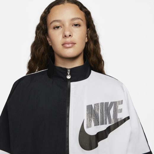 Damska kurtka z tkaniny Nike Sportswear - Czerń Nike 2XL Nike poland