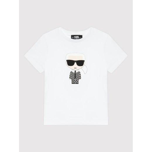 T-Shirt Z25337 S Biały Regular Fit Karl Lagerfeld 10Y MODIVO