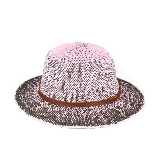 Cieniowany kapelusz plażowy szaleo bezowy kapelusz