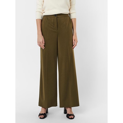 Spodnie "Berta" w kolorze khaki ze sklepu Limango Polska w kategorii Spodnie damskie - zdjęcie 134582054