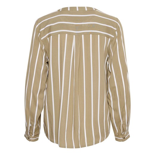 Bluzka "Babara" w kolorze beżowo-białym Kaffe 38 wyprzedaż Limango Polska
