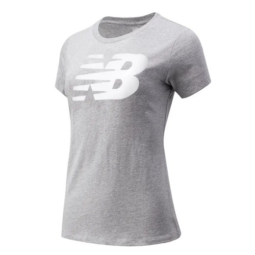 Koszulka New Balance WT03816AG - szara ze sklepu streetstyle24.pl w kategorii Bluzki damskie - zdjęcie 134590222