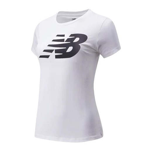 Koszulka New Balance WT03816WT - biała ze sklepu streetstyle24.pl w kategorii Bluzki damskie - zdjęcie 134590261
