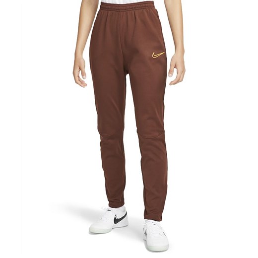 Spodnie dresowe Nike Therma-FIT Academy Winter Warrior DC9123-273 - brązowe ze sklepu streetstyle24.pl w kategorii Spodnie damskie - zdjęcie 134590613