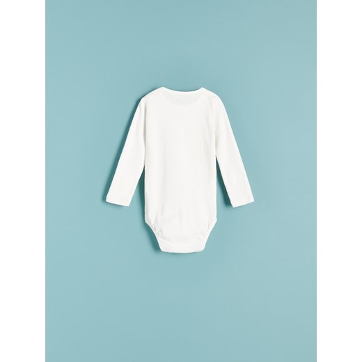 Reserved - Bawełniane body 2 pack - Biały Reserved 92 Reserved