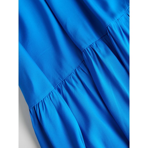 Reserved - Sukienka z wiskozy - Niebieski Reserved 42 Reserved