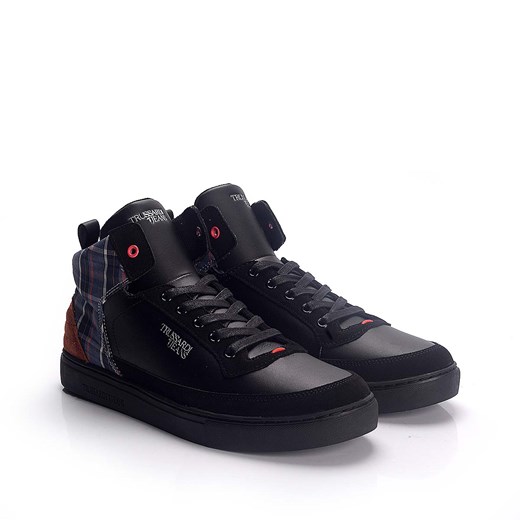 Trussardi Jeans Sneakersy "High Top" 42 promocyjna cena ubierzsie.com