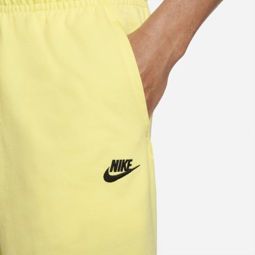 Męskie spodenki z dżerseju Nike Sportswear Club - Żółć Nike S Nike poland