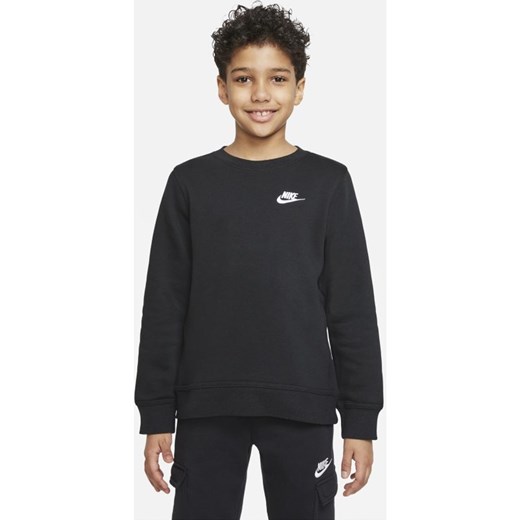 Bluza dresowa dla dużych dzieci (chłopców) Nike Sportswear Club - Czerń Nike L Nike poland