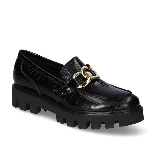 Mokasyny Karino 3937/164-P Czarne Lico ze sklepu Arturo-obuwie w kategorii Mokasyny damskie - zdjęcie 134663344