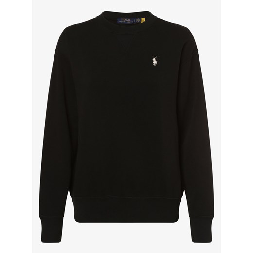 Polo Ralph Lauren Damska bluza nierozpinana Kobiety czarny jednolity ze sklepu vangraaf w kategorii Bluzy damskie - zdjęcie 134670114