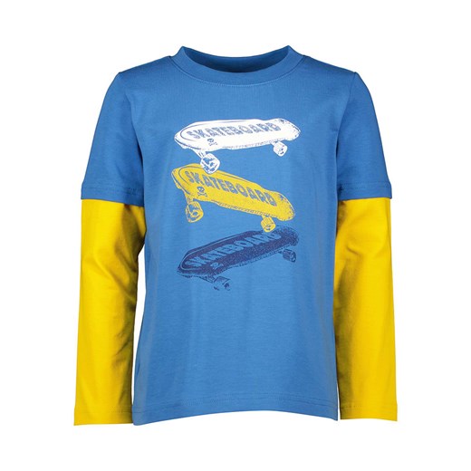 Koszulka w kolorze niebiesko-żółtym Lamino 116 promocyjna cena Limango Polska