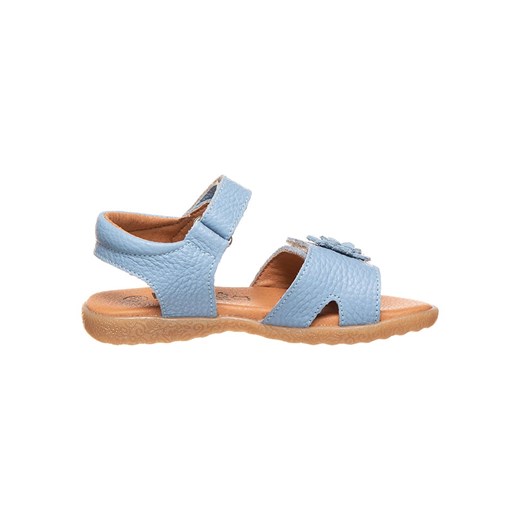 Skórzane sandały w kolorze błękitnym Lamino 31 promocyjna cena Limango Polska