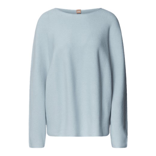 Sweter z dzianiny z dekoltem w łódkę model ‘Falanda’ M Peek&Cloppenburg