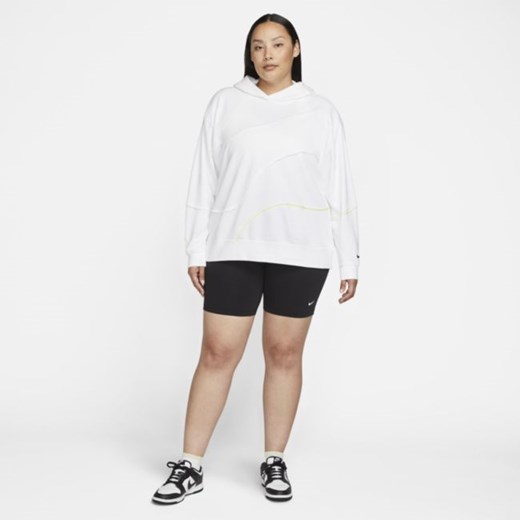 Damska bluza z kapturem Nike Sportswear (duże rozmiary) - Biel Nike 2X Nike poland