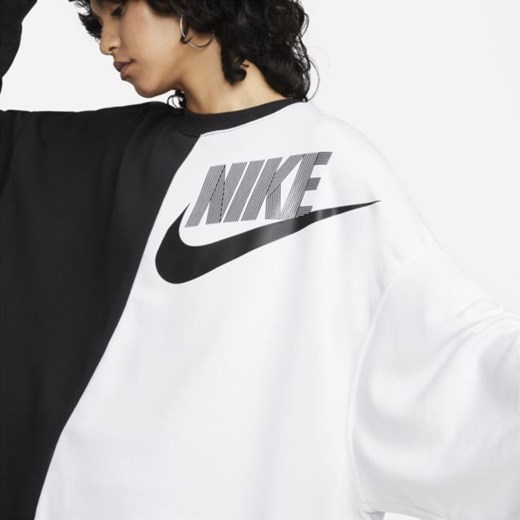Damska bluza dresowa z dzianiny o dodatkowo powiększonym kroju Nike Sportswear - Nike L Nike poland