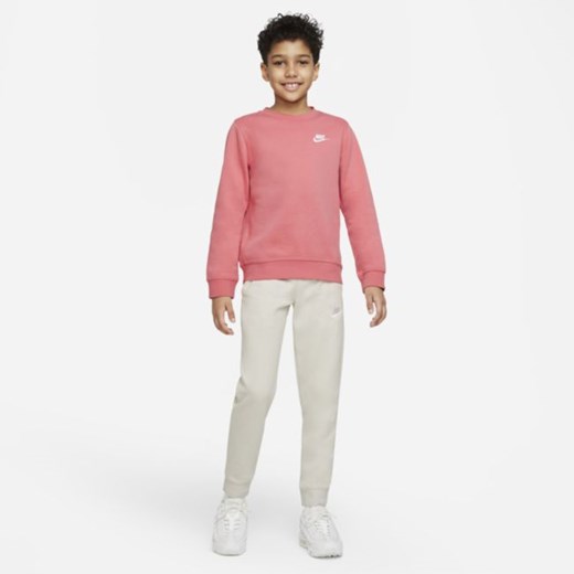 Bluza dresowa dla dużych dzieci (chłopców) Nike Sportswear Club - Różowy Nike XS Nike poland