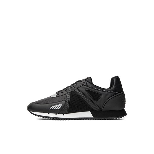Sneakersy męskie czarne EA7 Emporio Armani X8X076 XK220 N629 Emporio Armani 42 2/3 Sneaker Peeker