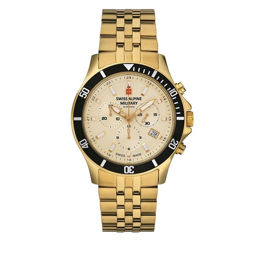 Zegarek SWISS ALPINE MILITARY - 7022.9111 Gold ze sklepu eobuwie.pl w kategorii Zegarki - zdjęcie 134714704