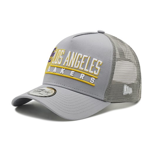 Czapka z daszkiem NEW ERA - LA Lakers Graphic Logo A-Frame 60222489 Szary New Era eobuwie.pl
