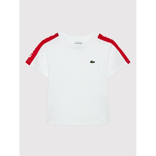 T-Shirt TJ2659 Biały Regular Fit Lacoste 2Y MODIVO