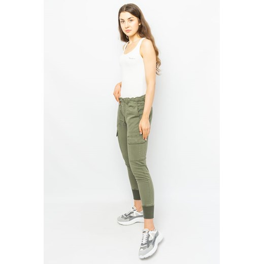 JOGGERY DAMSKIE PEPE JEANS PL211549 ZIELONE Pepe Jeans Pants: 29 promocja Royal Shop