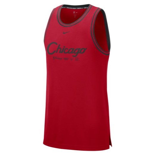 Męska koszulka bez rękawów Nike Dri-FIT NBA Chicago Bulls DNA - Czerwony Nike XL Nike poland