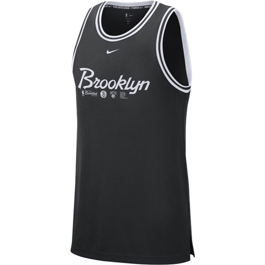 Męska koszulka bez rękawów Brooklyn Nets DNA Nike Dri-FIT NBA - Czerń Nike L Nike poland