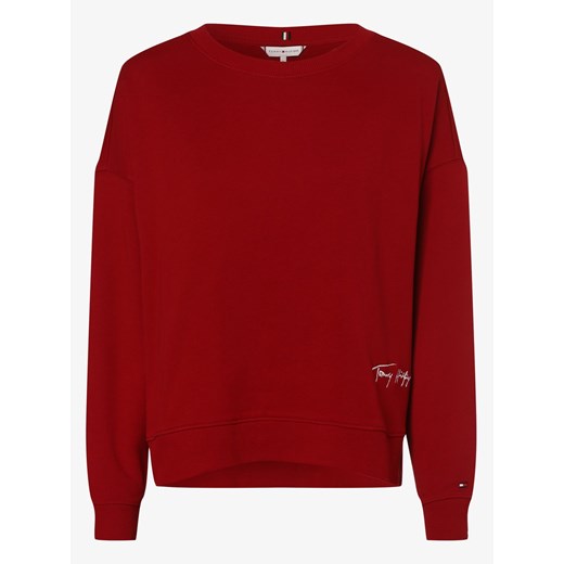 Tommy Hilfiger - Damska bluza nierozpinana, czerwony Tommy Hilfiger XL promocyjna cena vangraaf