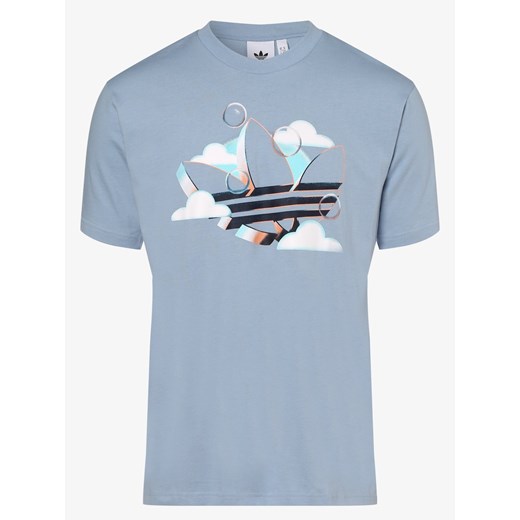 adidas Originals - T-shirt męski, niebieski S wyprzedaż vangraaf
