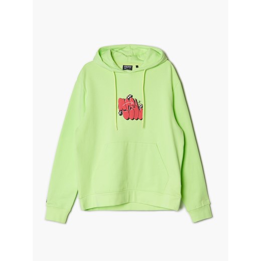 Cropp - Jasnozielona bluza z kapturem - Zielony Cropp XXL Cropp