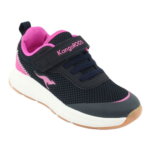 KangaROOS buty sportowe na rzepy 18507 navy/pink granatowe różowe Kangaroos 28 ButyModne.pl