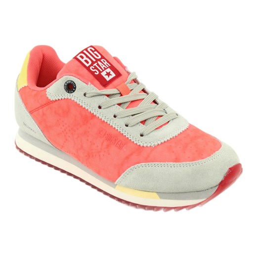Buty sportowe orange BIG STAR FF 274873 pomarańczowe szare 38 ButyModne.pl