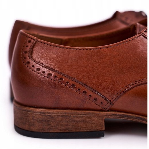 Bednarek Polish Shoes Męskie Skórzane Półbuty Z Jasną Podeszwą Bednarek Jasny Bednarek Polish Shoes 41 ButyModne.pl