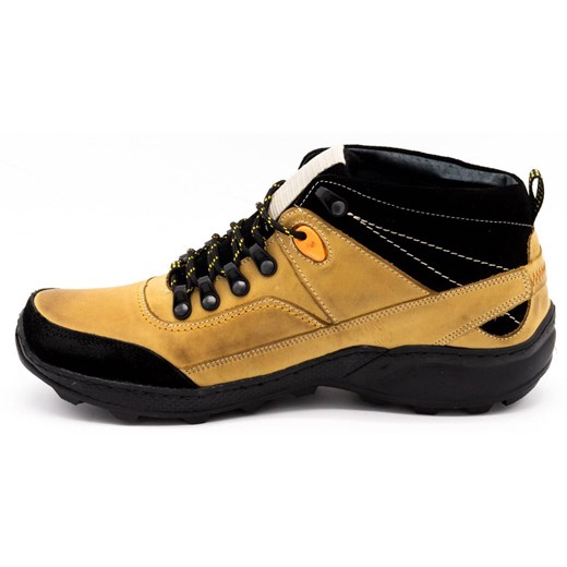 Olivier Buty męskie zimowe 139GT żółte Olivier 42 ButyModne.pl
