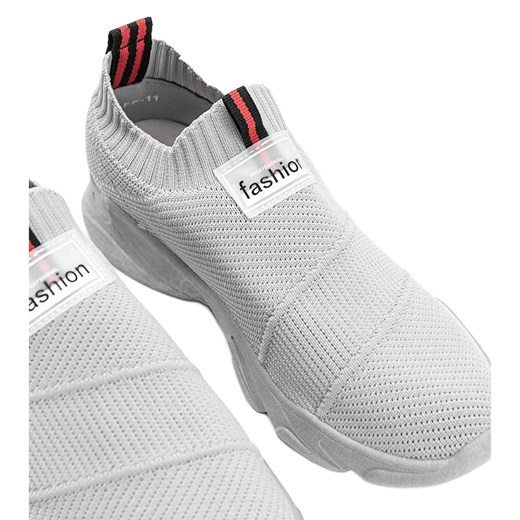 Szare sneakersy sportowe Justice 39 ButyModne.pl