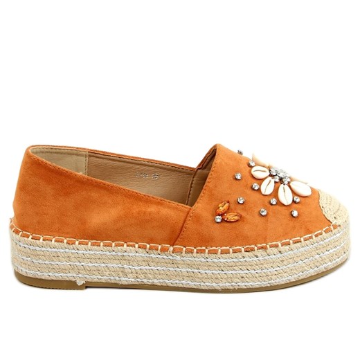 Espadryle damskie z muszelkami camel 2798 Camel brązowe 39 ButyModne.pl