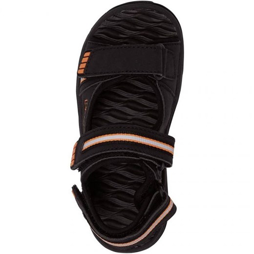 Sandały Kappa Symi T Footwear Jr 260685T 1144 czarne pomarańczowe Kappa 37 ButyModne.pl