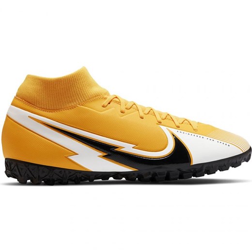 Buty piłkarskie Nike Mercurial Superfly 7 Academy Tf M AT7978 801 żółcie czarny, Nike 42 ButyModne.pl