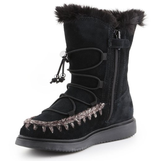 Buty zimowe Geox J Thymar G.B Jr J944FB-00022-C9999 brązowe Geox 31 ButyModne.pl