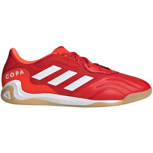 Buty piłkarskie adidas Copa Sense.3 In Sala M FY6192 czerwone pomarańcze i 46 2/3 ButyModne.pl