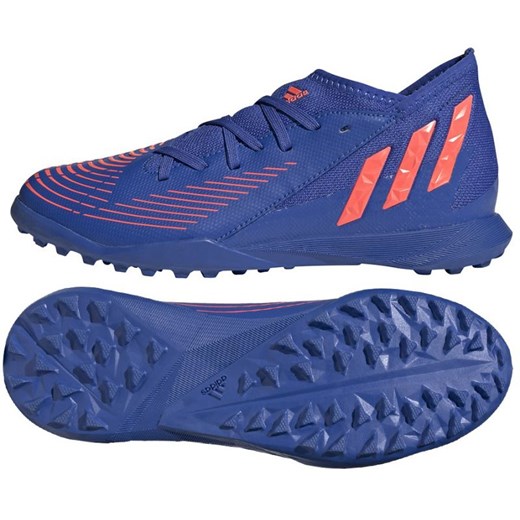 Buty piłkarskie adidas Predator Edge.3 Tf Jr GX2640 niebieskie błękity i granat 37 1/3 ButyModne.pl